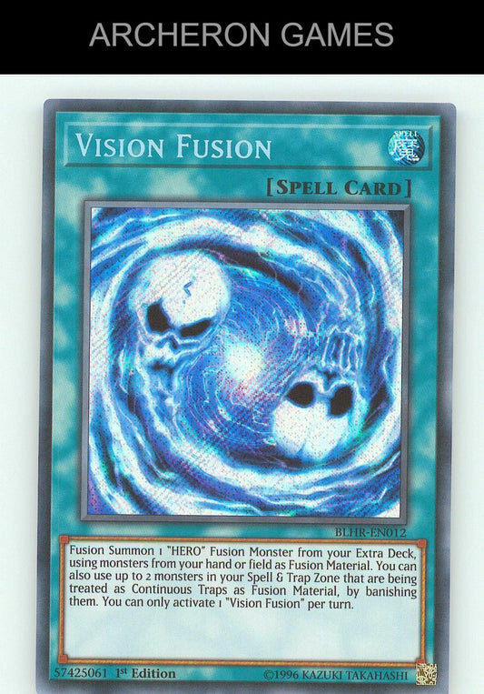 Vision Fusion SEC YUGIOH Card