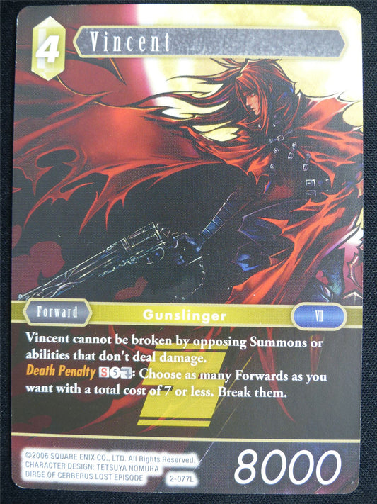 Vincent 2-077L - Final Fantasy Card #4T8