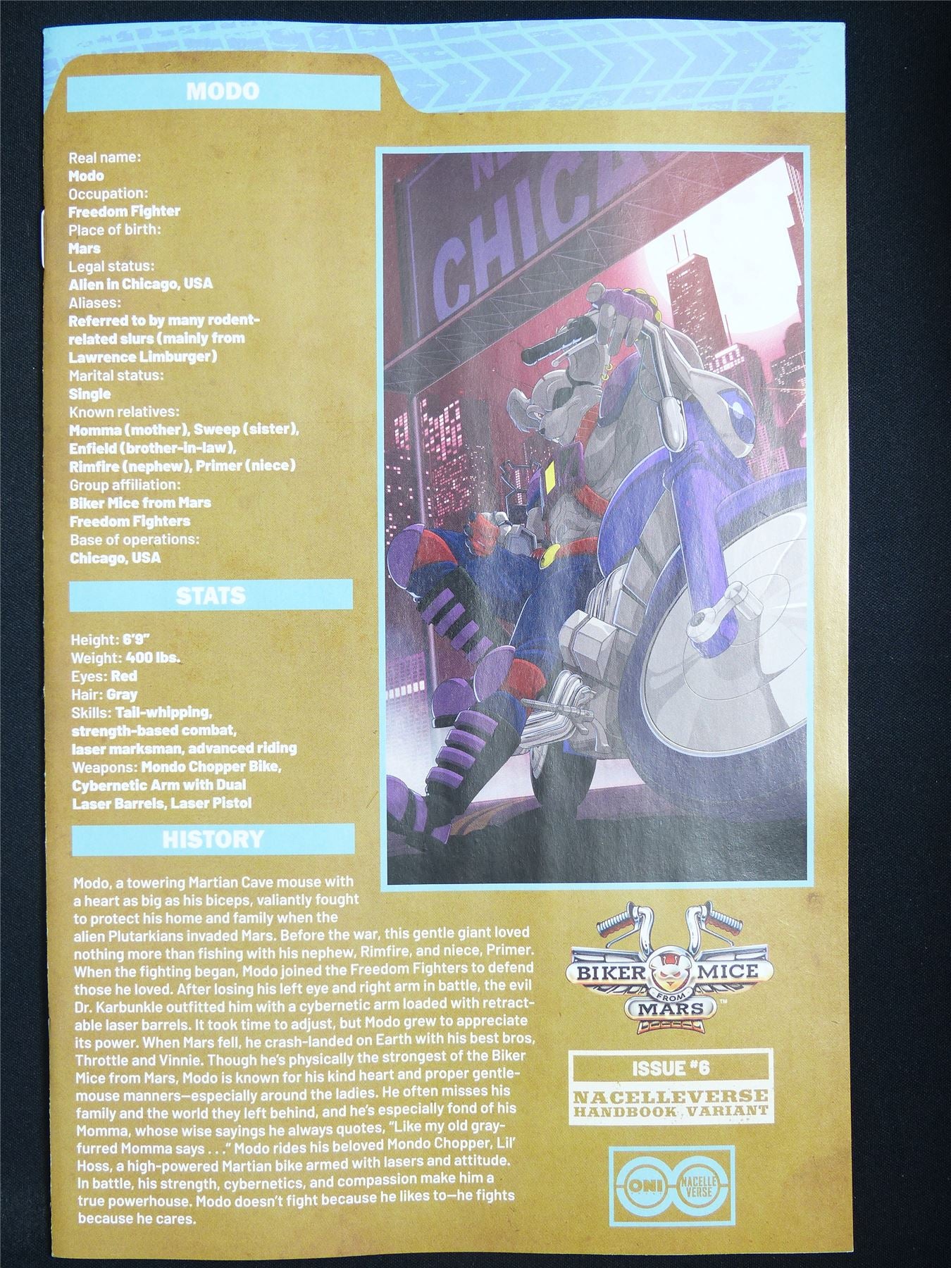 BIKER Mice From Mars #6 - Nov 2025 Oni Press Comic #6P3