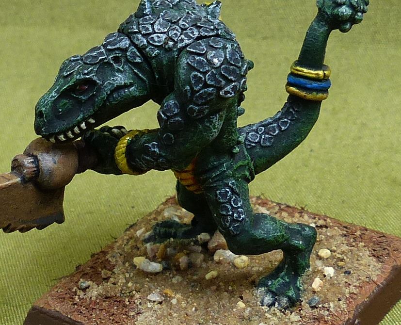 Classic Metal Kroxigor painted - Seraphon - Warhammer AoS #2OU