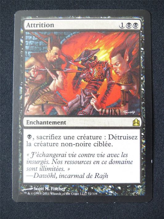Attrition French - CMD - Mtg Card #13Z
