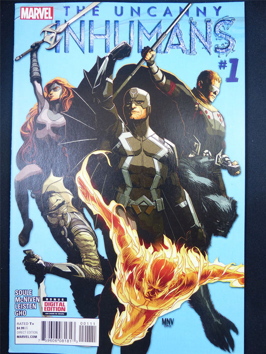 The Uncanny INHUMANS #1 - Marvel Comic #51A