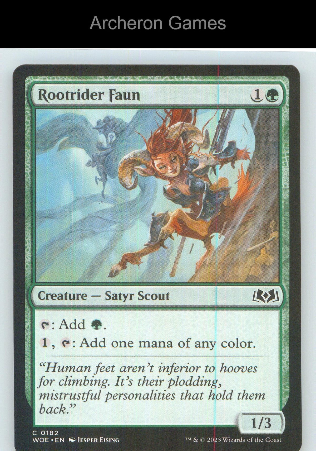 Rootrider Faun WOE 182 C MTG Card NM/EX+