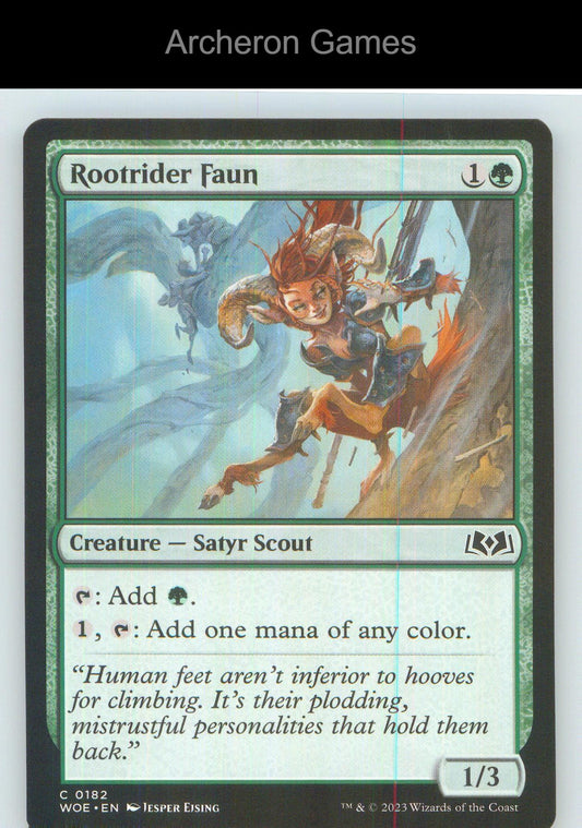 Rootrider Faun WOE 182 C MTG Card NM/EX+