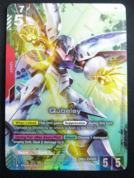 Qubeley GD02-036 LR+ Foil - Gundam Card #4F5