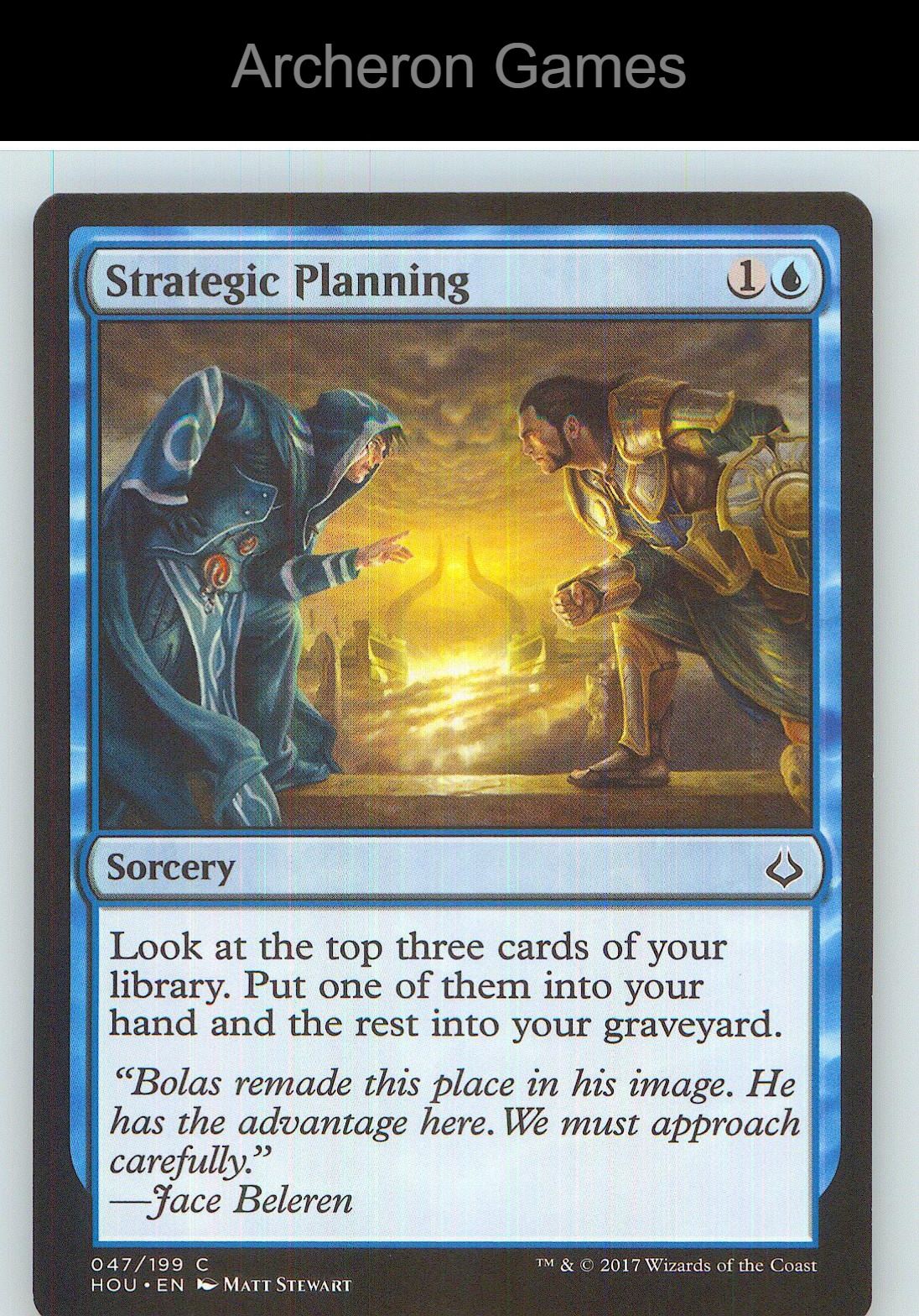 Strategic Planning HOU 47 C MTG Card NM/EX+