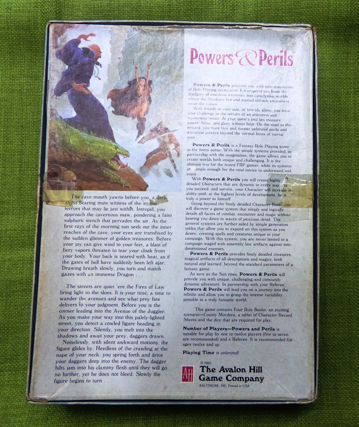 Powers and Perils Fantasy Roleplay game 842 #6A