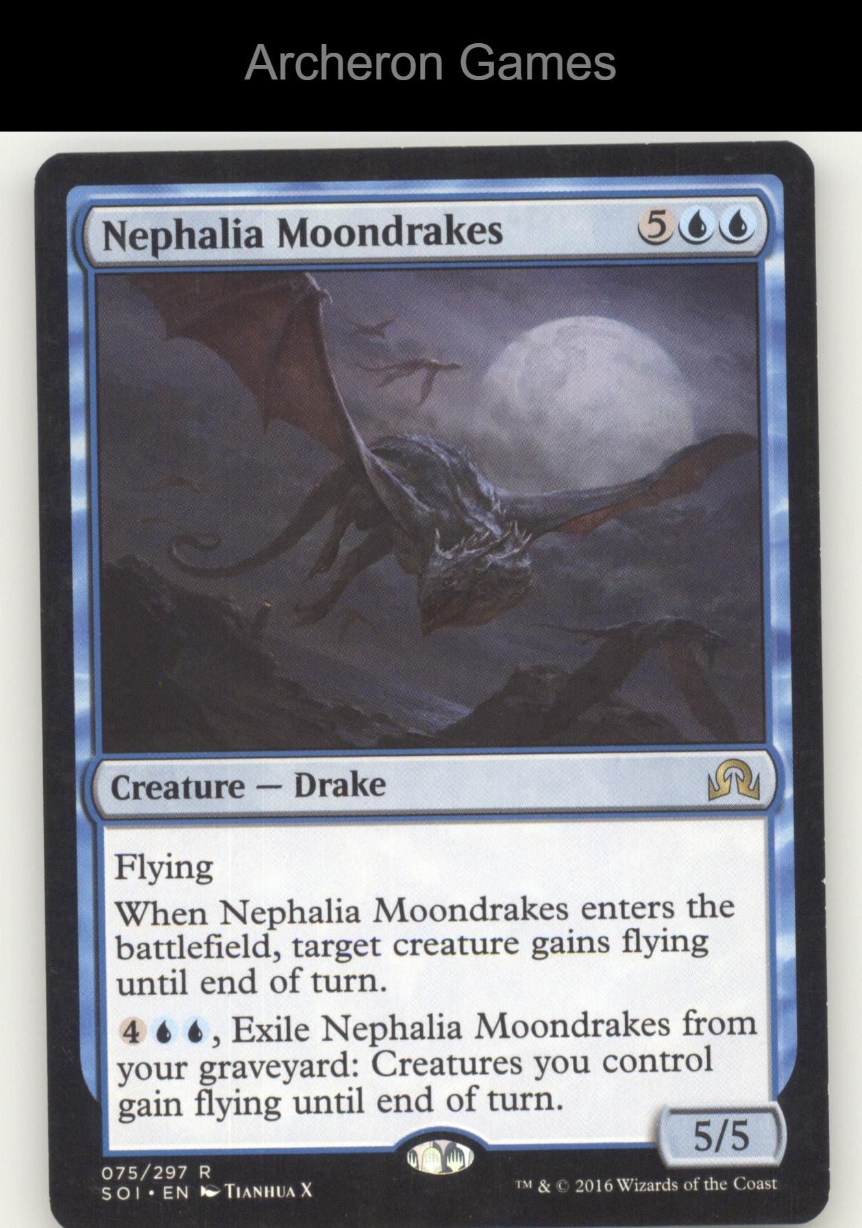 Nephalia Moondrakes 75 R MTG Card Shadows over Innistrad