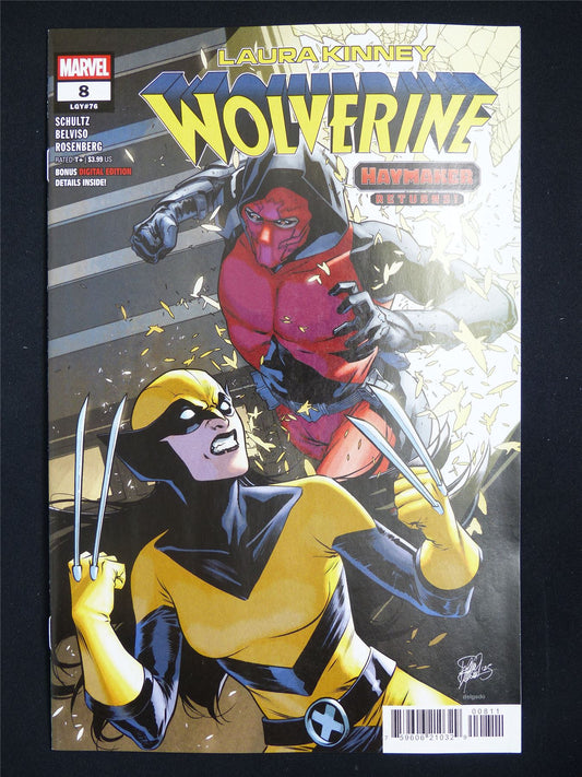 Laura Kinney WOLVERINE #8 - Sep 2025 Marvel Comic #1WH