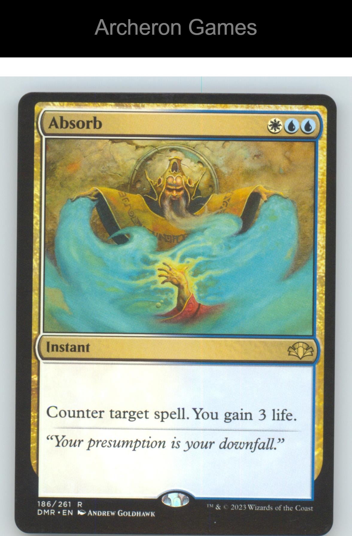 Absorb DMR 186 R MTG Card NM/EX+