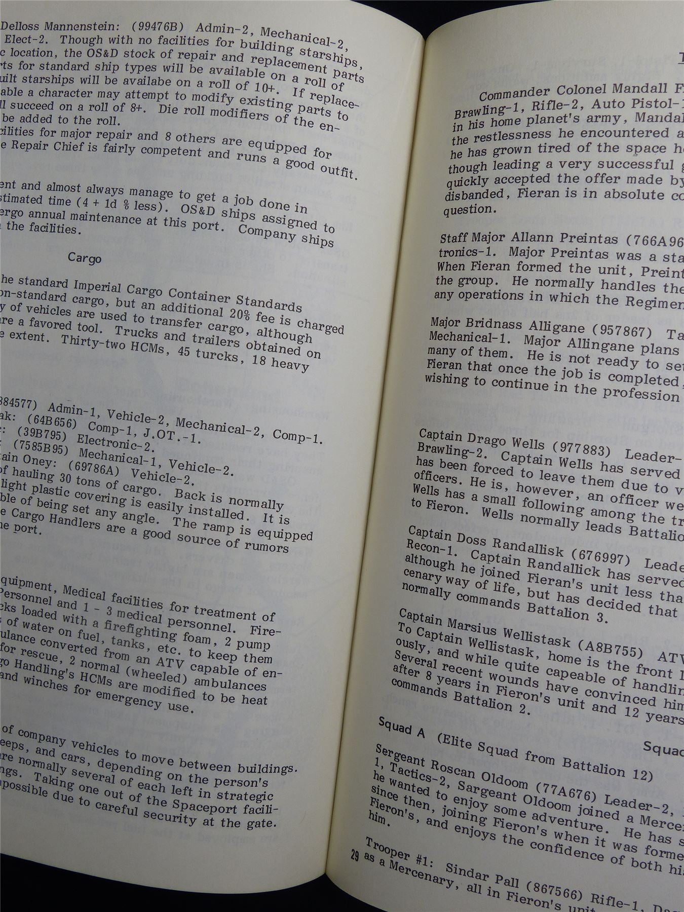 Tancred: Science-Fiction Adventure: Judges Guild Traveller Companion - Roleplay Booklet #NK