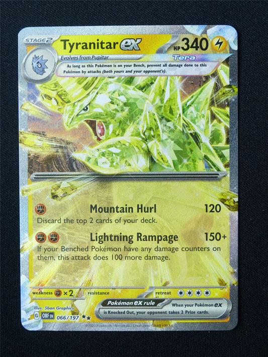 Tyranitar EX 066/197 Textured Holo - Pokemon Card #5YY