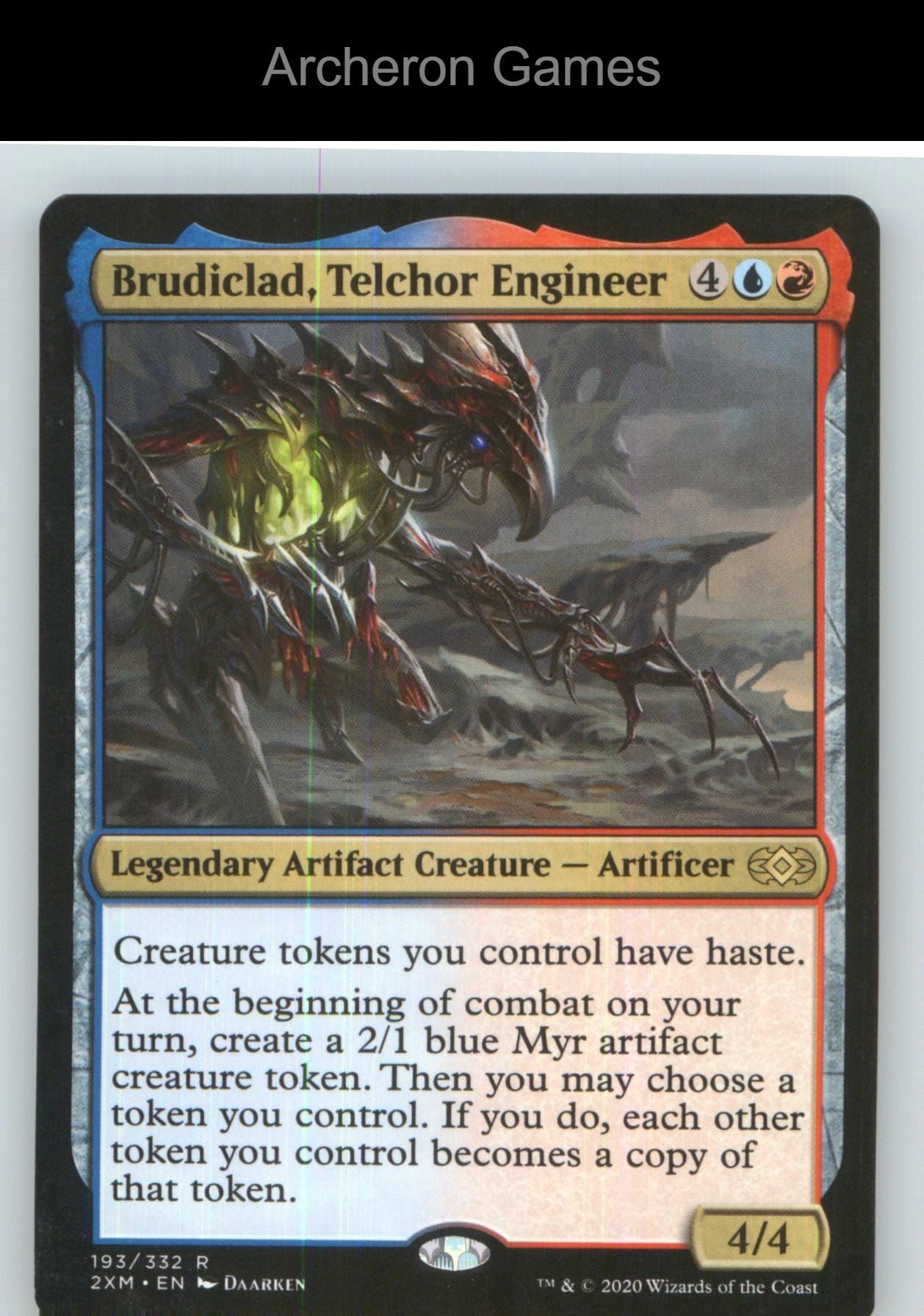 Brudiclad, Telchor Engineer 2XM 193 R MTG Card NM/EX+