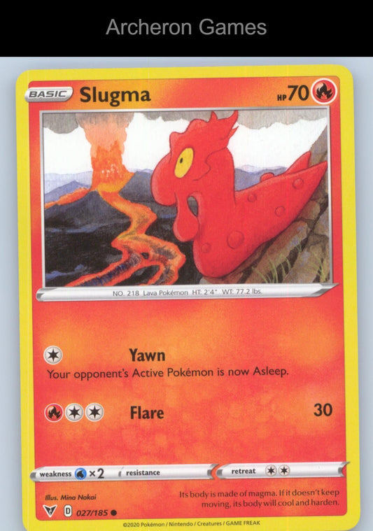 Pokemon Card Slugma VIV 027/185 C Vivid Voltage