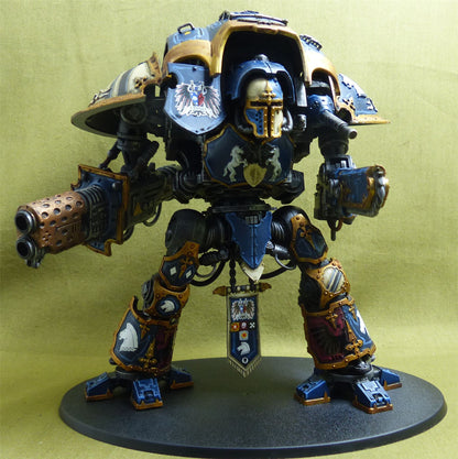 Imperial Knight with Forgeworld Shoulder Pads painted - Warhammer 40K #ZA