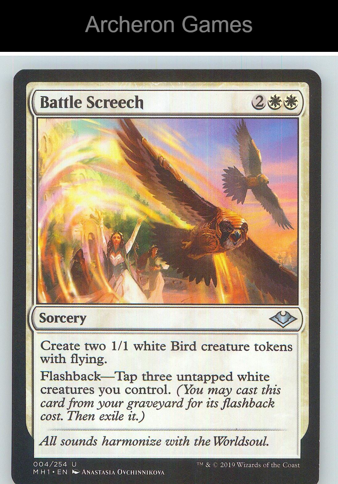 Battle Screech MH1 4 UC MTG Card NM/EX+