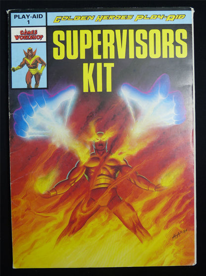 Supervisors Kit: Golden Heroes Play-Aid - Games Workshop Roleplay Booklet #N7