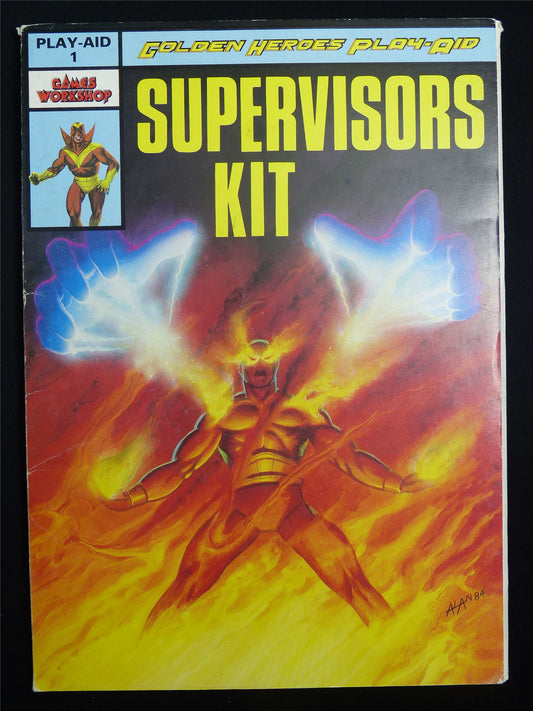 Supervisors Kit: Golden Heroes Play-Aid - Games Workshop Roleplay Booklet #N7