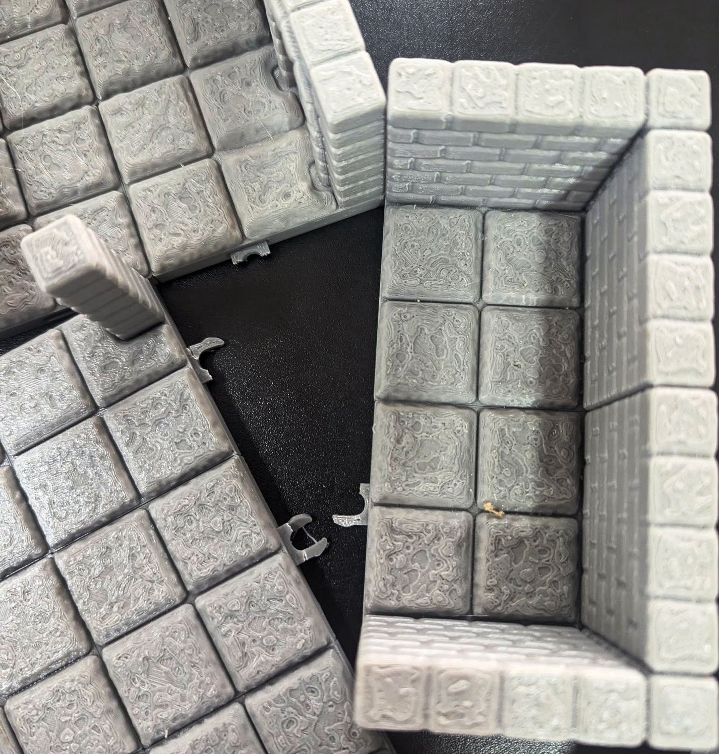 Large Modular Dungeon scenery - Interchangeble parts and setups #32A
