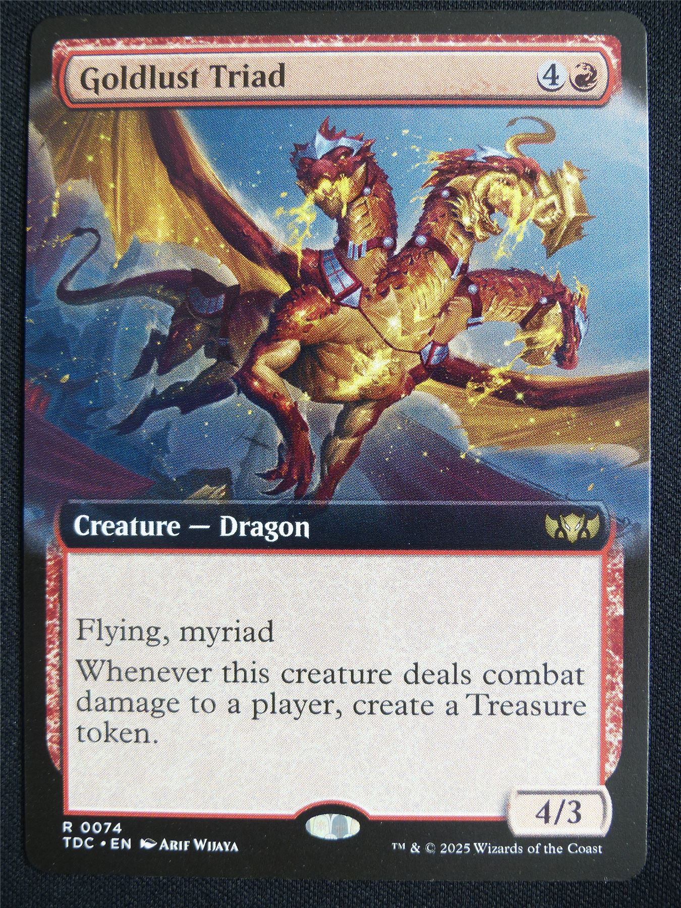 Goldlust Triad Extended Art - TDC - Mtg Card #3HH