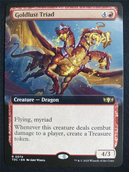 Goldlust Triad Extended Art - TDC - Mtg Card #3HH