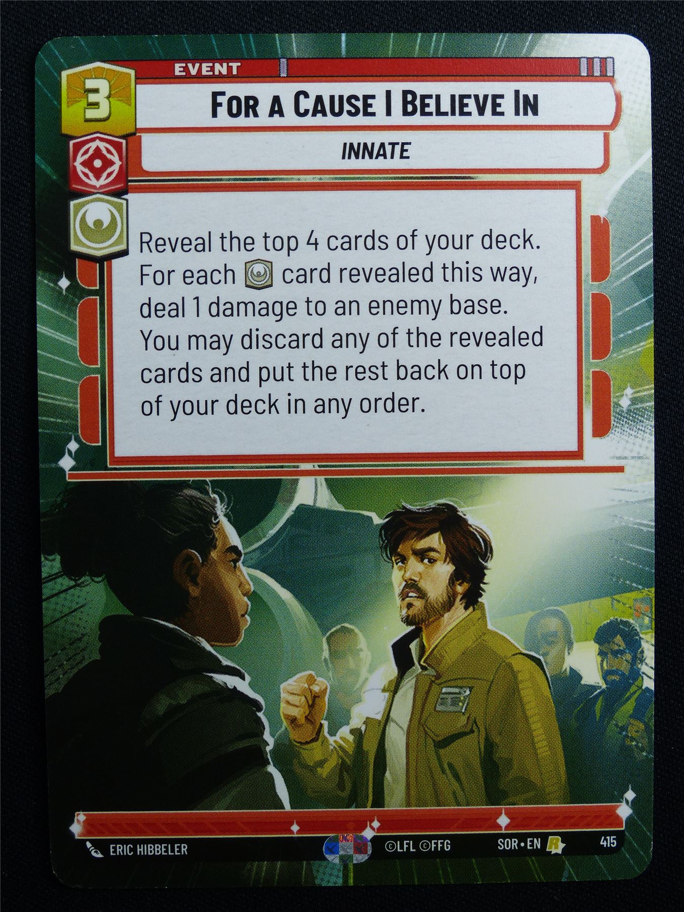 For A Cause I Believe In 415 Hyperspace - Star Wars Unlimited Card #AS