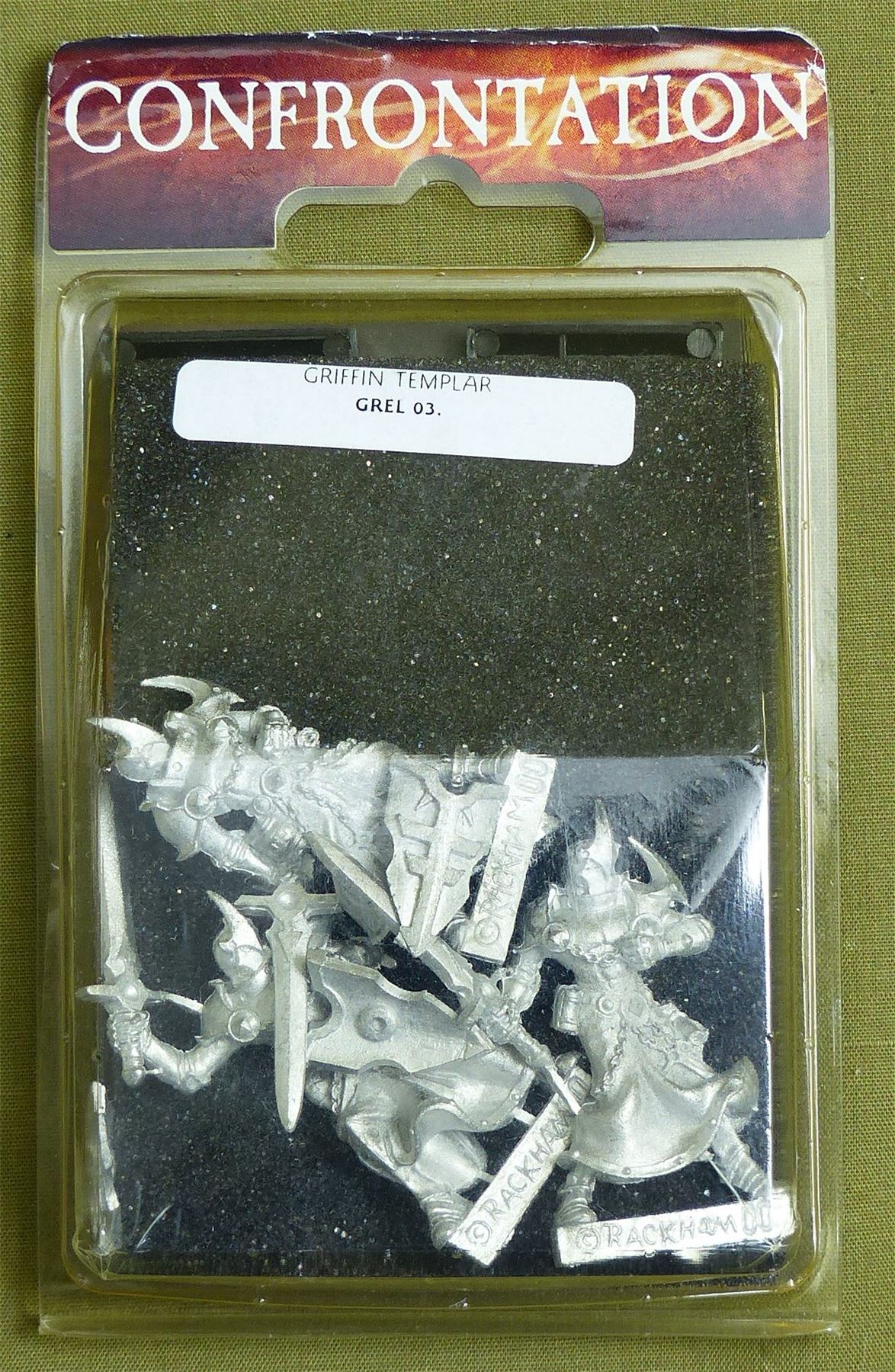 Confrontation: Griffin Templar Blister - Rackham Metal Minis OOP #25O