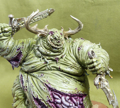 Great Unclean One painted - Chaos Daemons - Warhammer 40K #JX