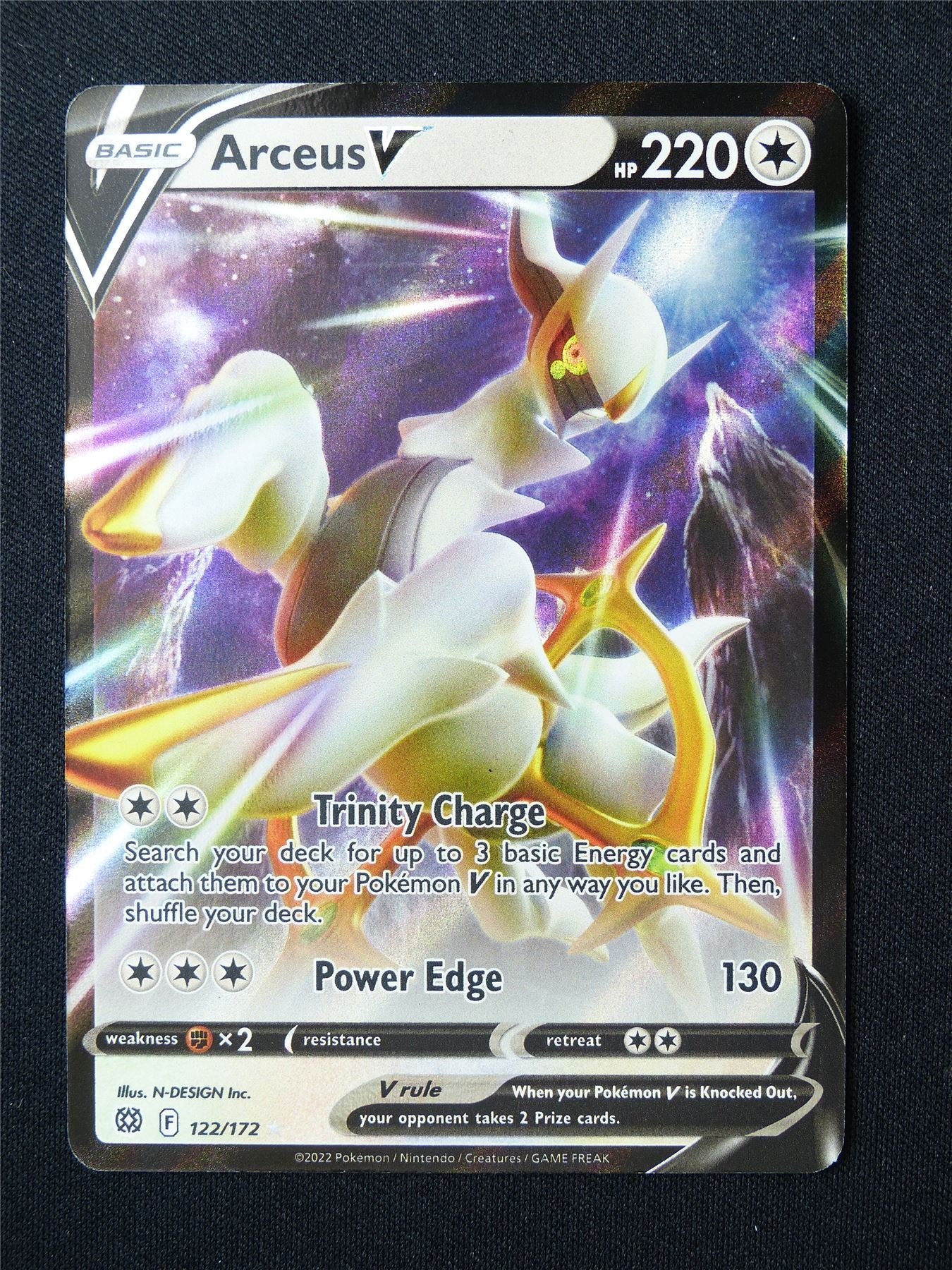 Arceus V 122/172 Holo - Pokemon Card #60T