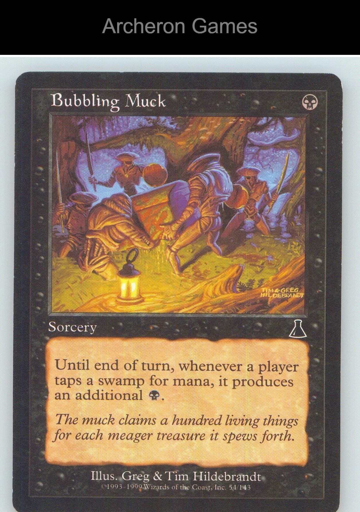 Bubbling Muck PLST 54/143 C MTG Card NM/EX+