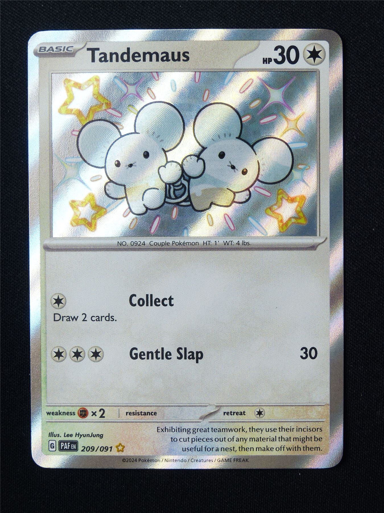 Tandemaus 209/091 Shiny Holo - Pokemon Card #60B