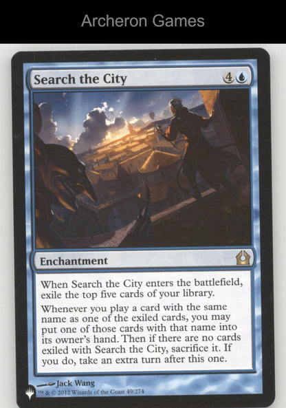 Search the City 49 R MTG Card Return to Ravnica