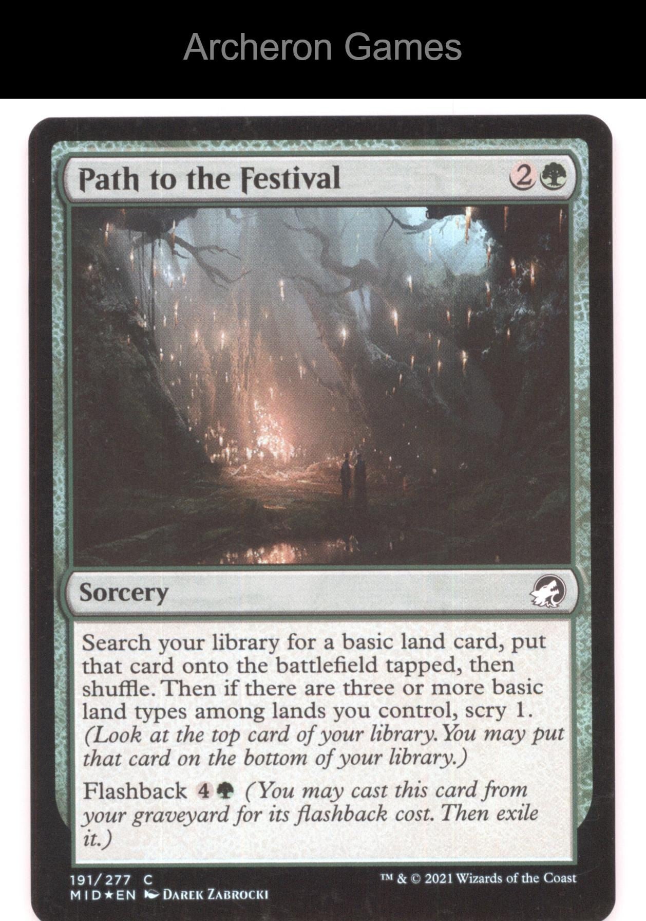 Path to the Festival 191 C MTG Card Innistrad: Midnight Hunt