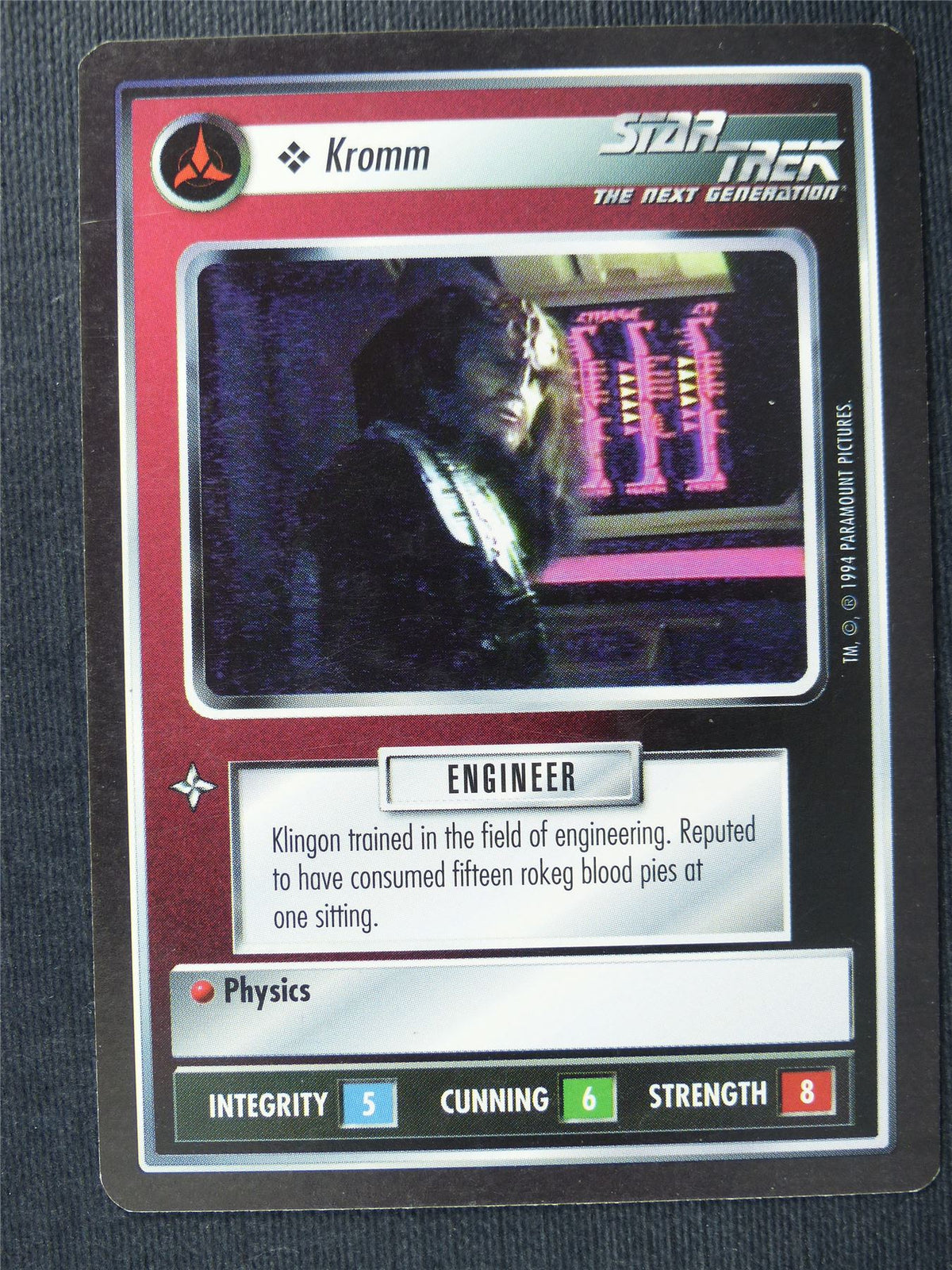 Kromm - NG - Star Trek Cards #S4
