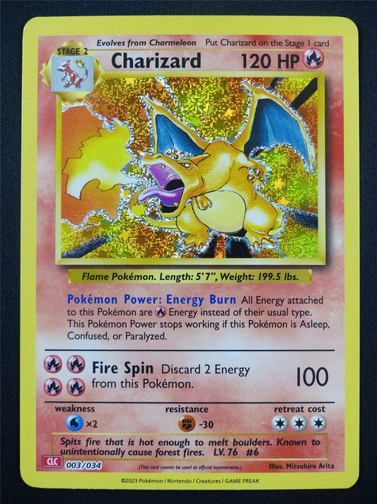 Charizard 003/034 CLC Holo - Classic Pokemon Card #5OF