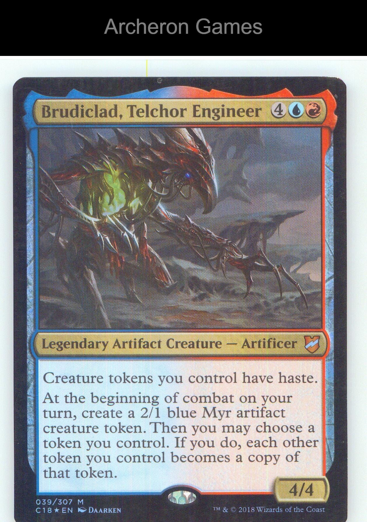Brudiclad, Telchor Engineer C18 39 Mythic MTG Card NM/EX+ Foil