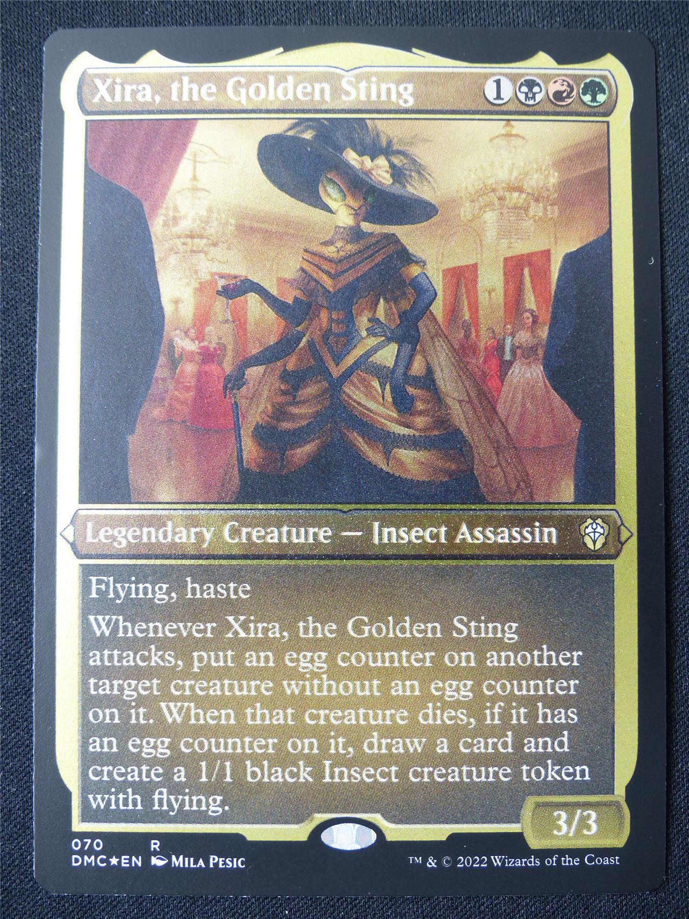 Xira the Golden Sting Etched Foil - DMC - Mtg Card #2BT