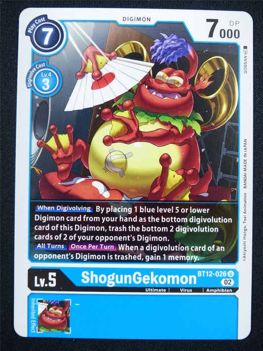 ShogunGekomon BT12-026 U - Digimon Card #LQ