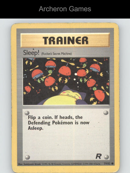 Pokemon Card Sleep! TR 79/82 C Team Rocket Unlimited