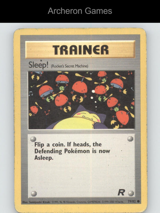 Pokemon Card Sleep! TR 79/82 C Team Rocket Unlimited