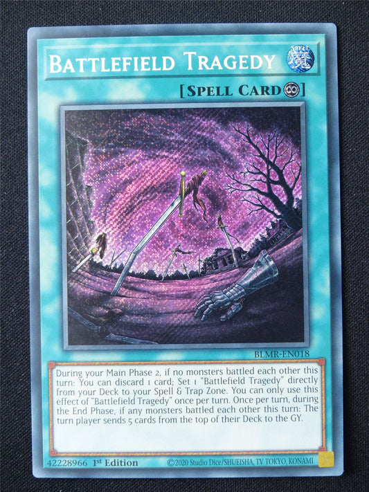 Battlefield Tragedy BLMR Secret Rare - 1st ed Yugioh Card #7U