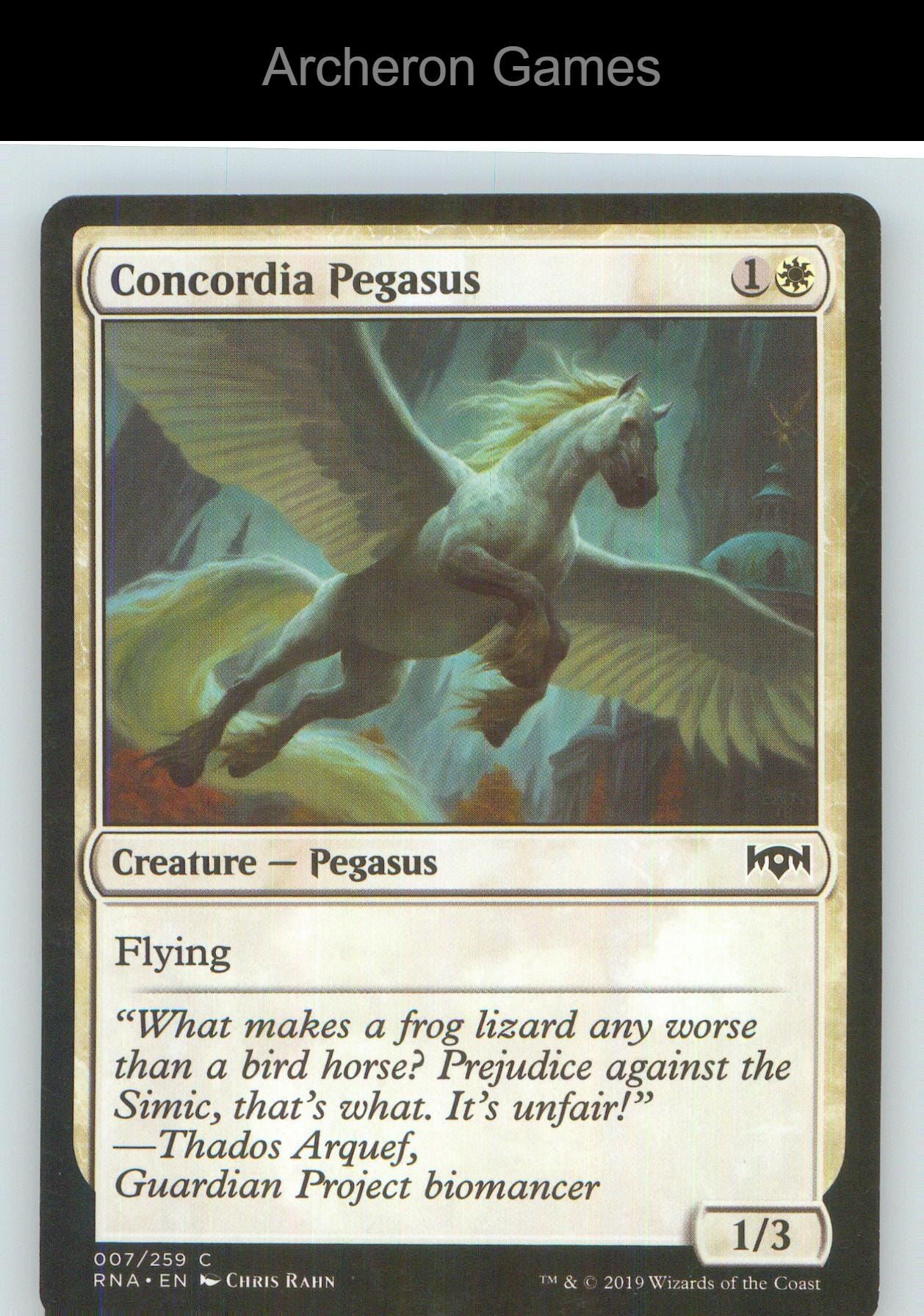 Concordia Pegasus RNA 7 C MTG Card NM/EX+
