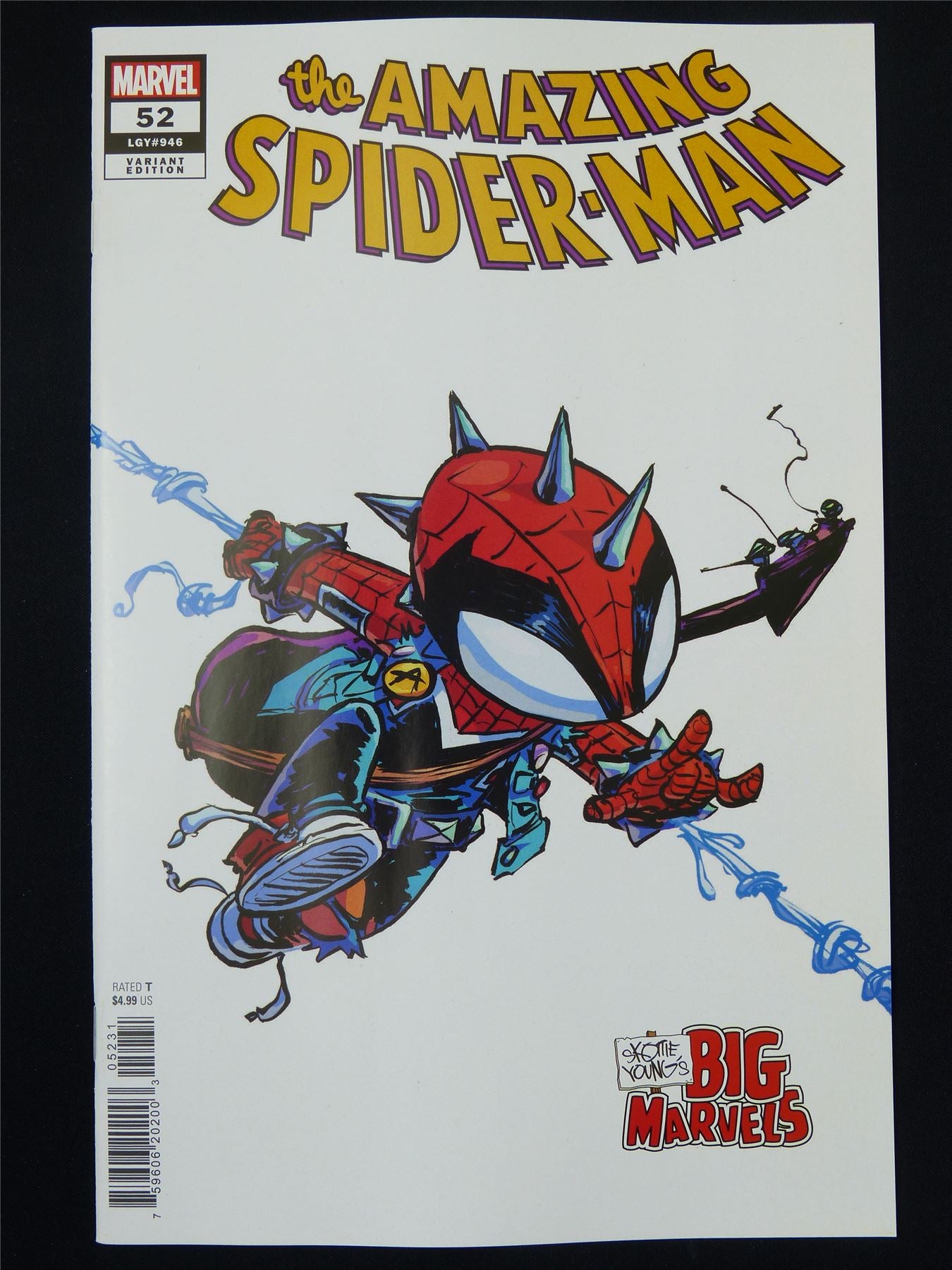 The Amazing SPIDER-MAN #52 Skottie Young Variant - Aug 2024 Marvel Comic #21H