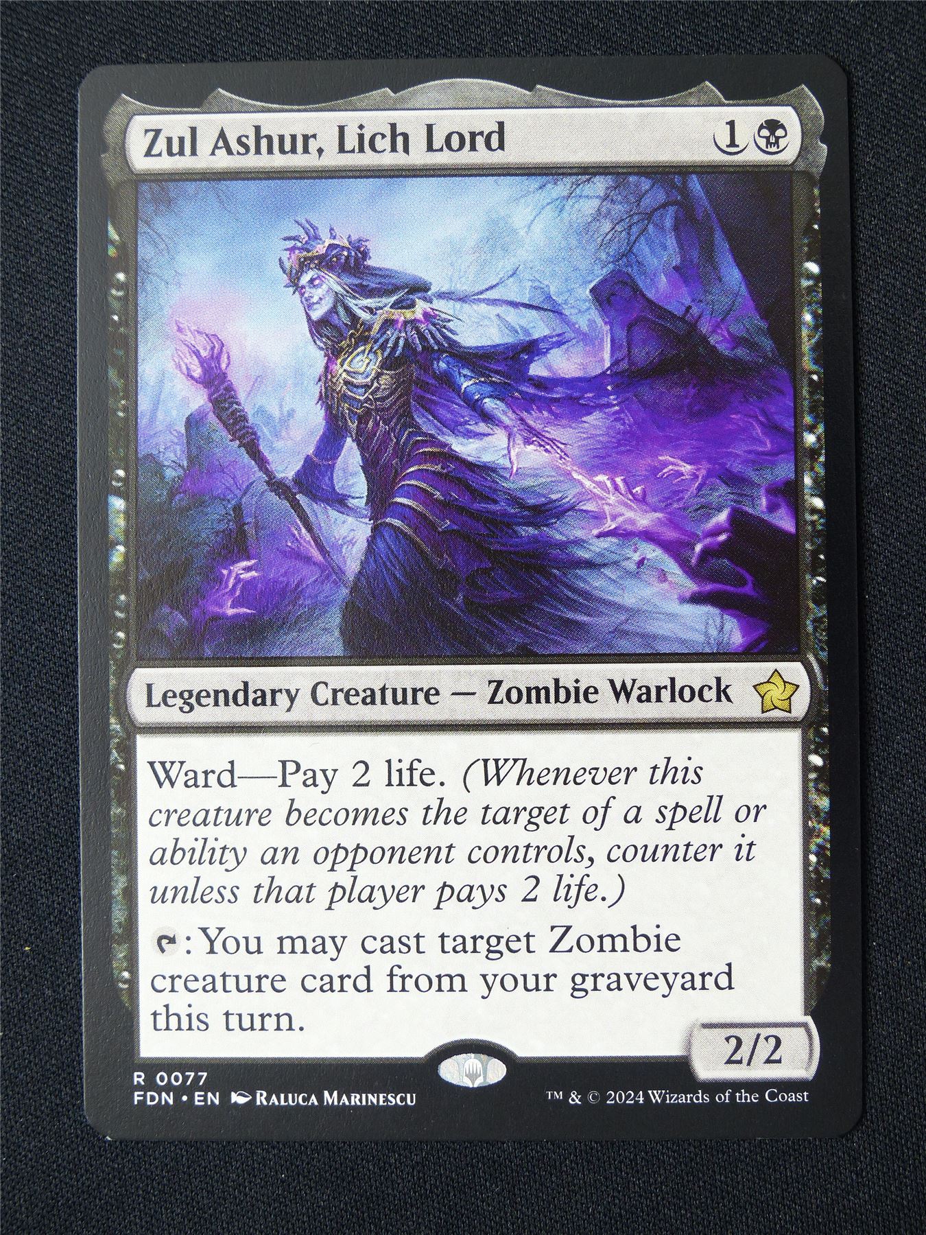 Zul Ashur Lich Lord - FDN - Mtg Card #996