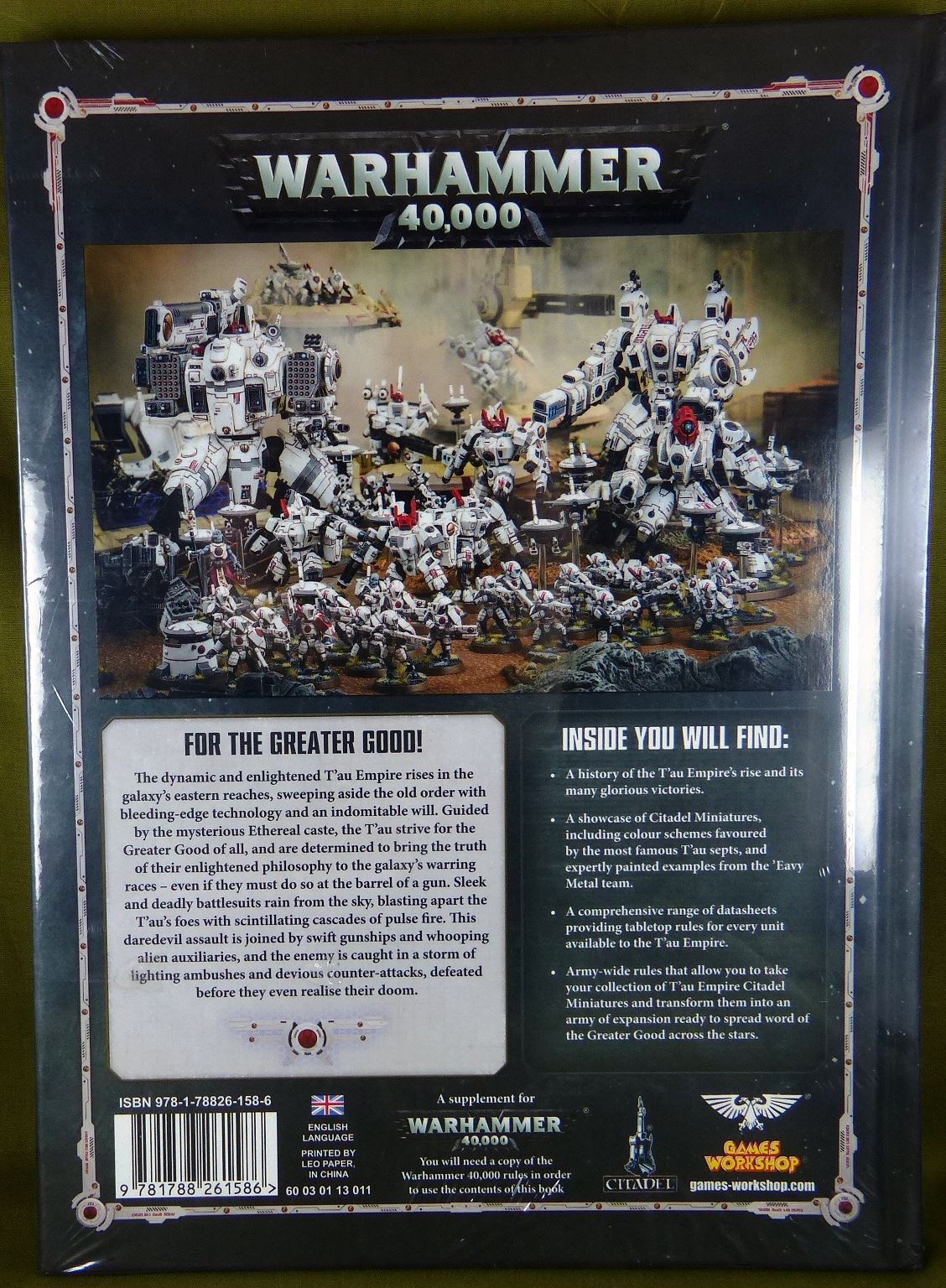 Tau Empire Codex - Hardback - Warhammer AoS 40k #1FS