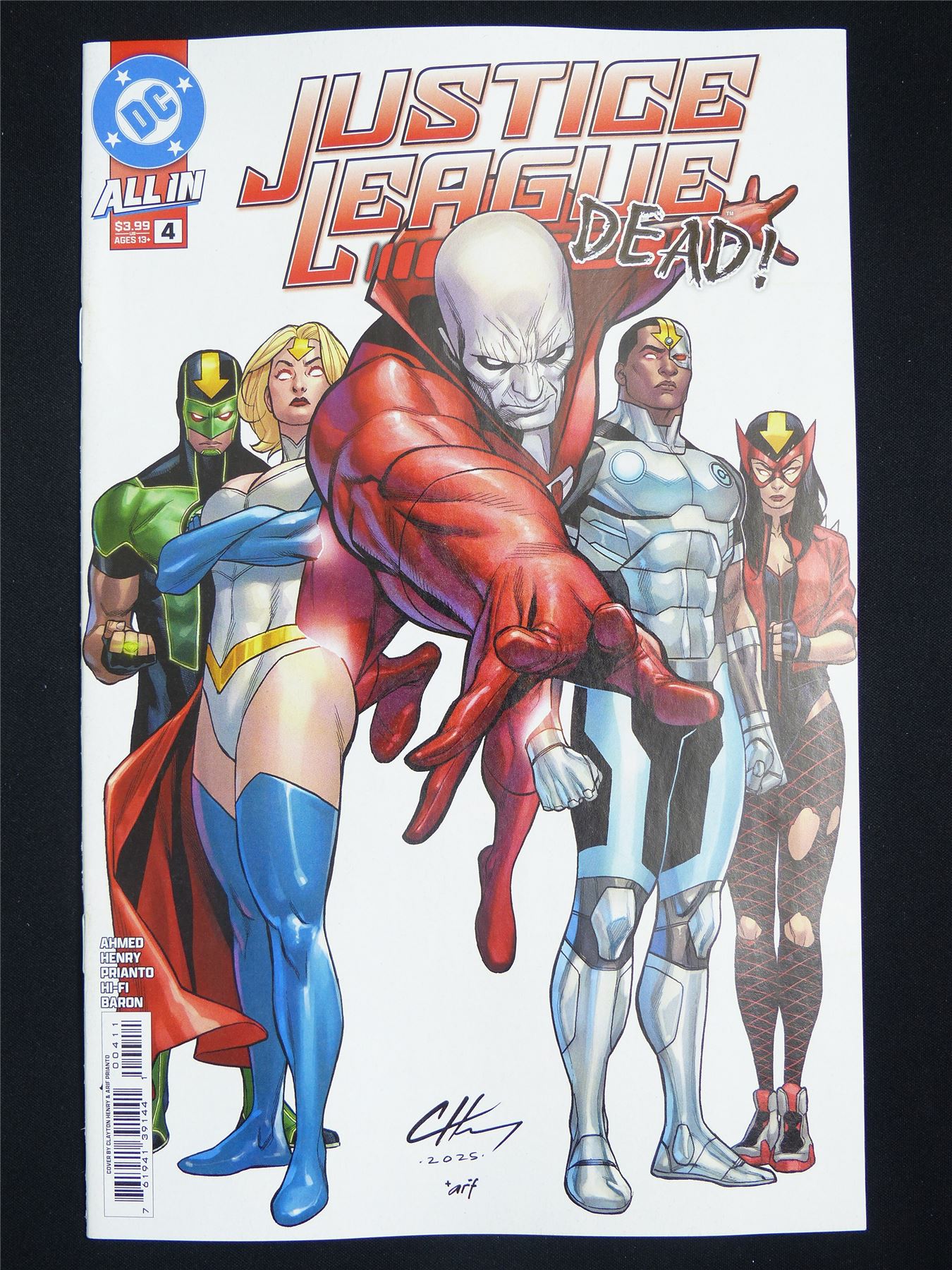 JUSTICE league Red #4 - Jan 2026 DC Comic #6I4