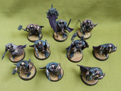 Chaos Warriors painted - Slaves to Darkness - Warhammer AoS #5CP