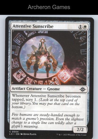 Attentive Sunscribe 4 C MTG Card The Lost Caverns of Ixalan