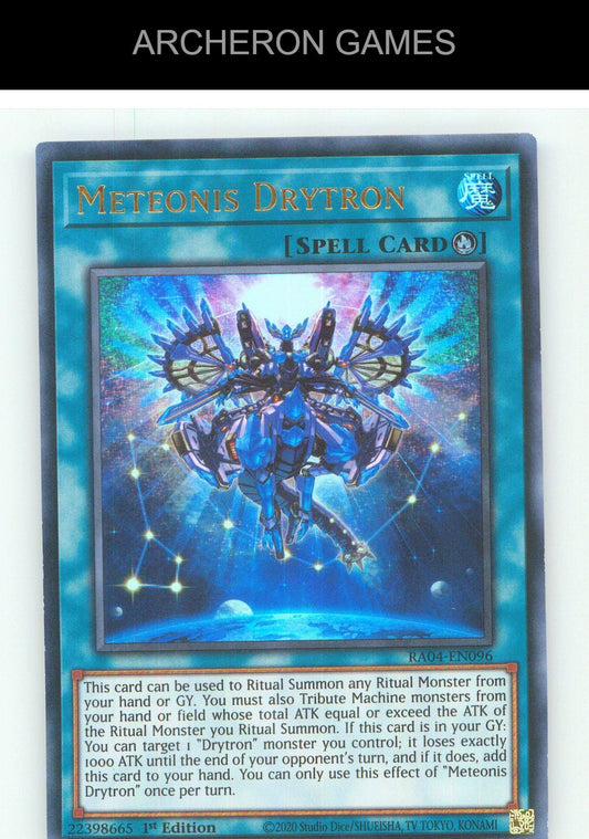 Meteonis Drytron (UR) UR YUGIOH Card 1st Edition