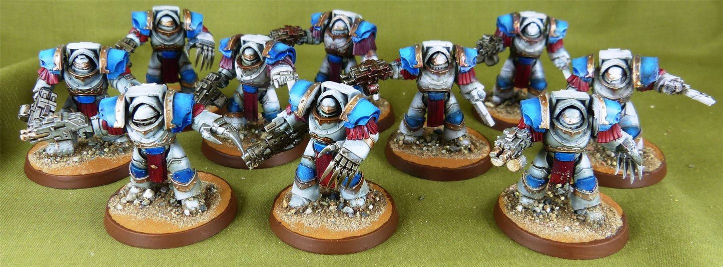 Cataphractii terminator Squad - Horus Heresy - painted - senery - Warhammer AoS 40k #1PT